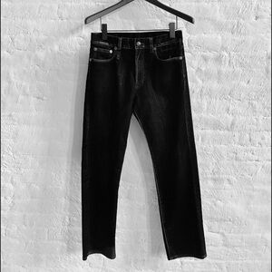 R13 Romeo Flocked black jeans